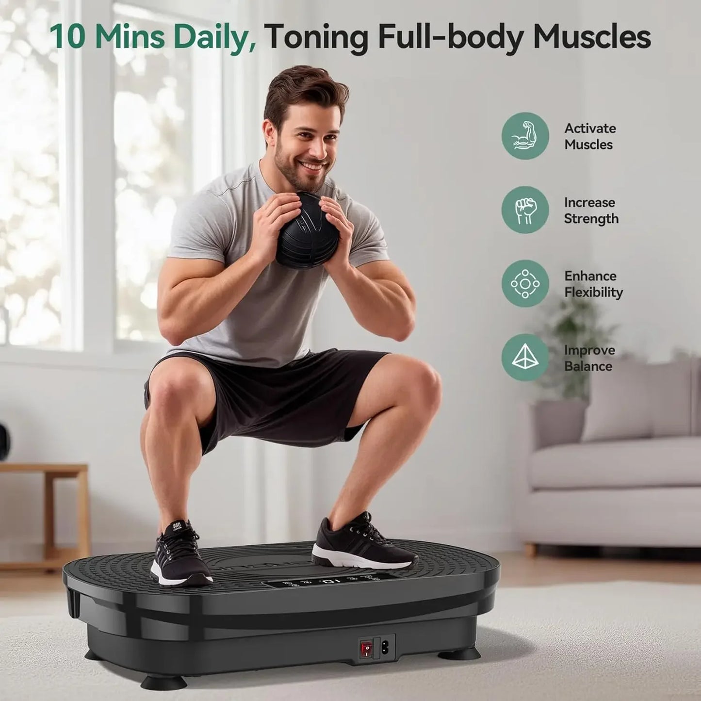 Vibration Plate Exercise Machine