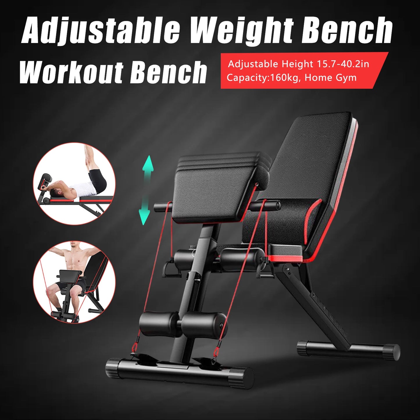 Adjustable Weight Bench Full Body