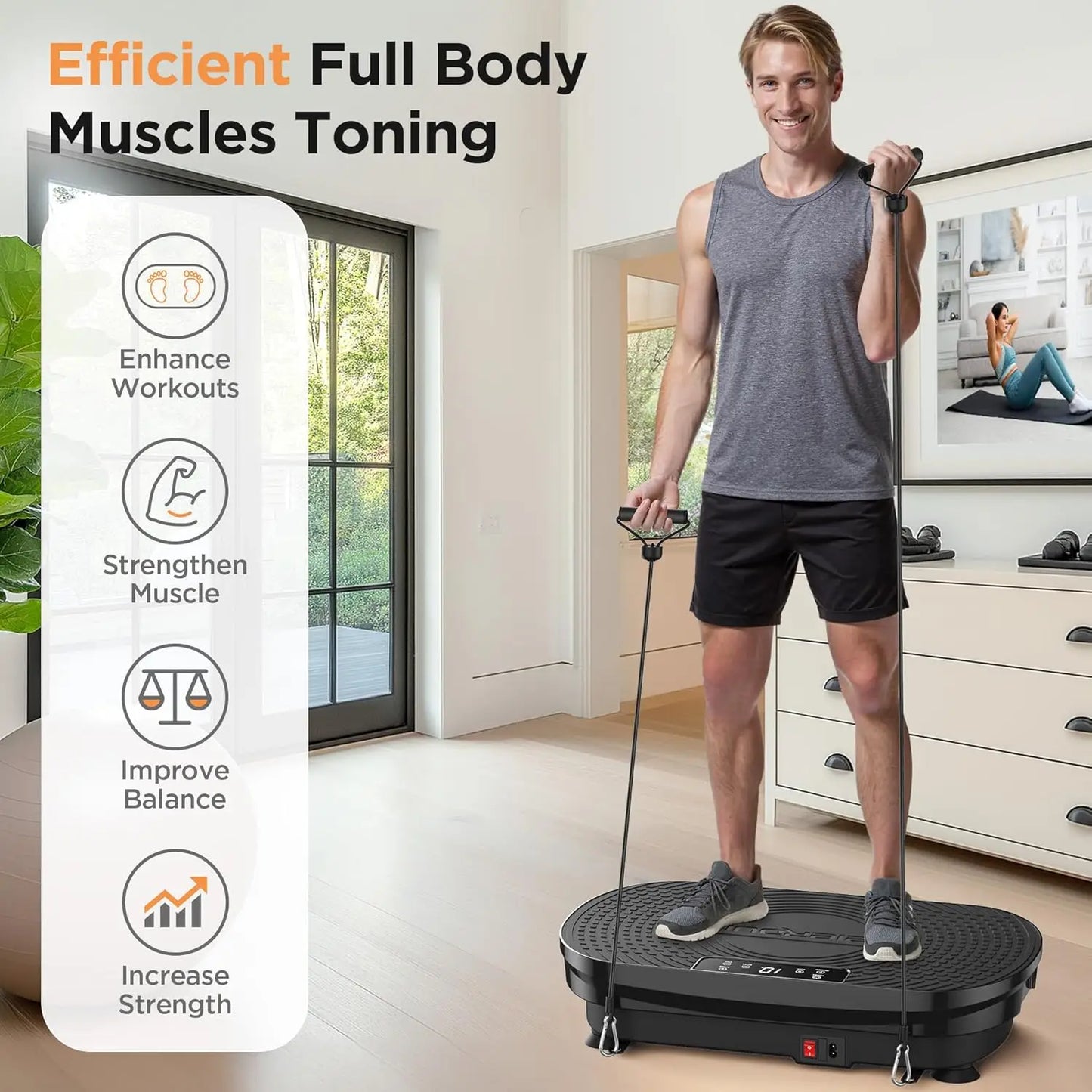 Vibration Plate Exercise Machine