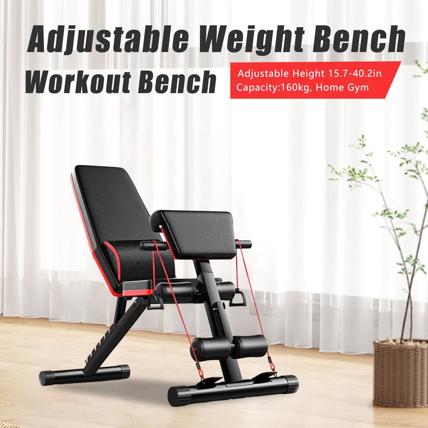 Adjustable Weight Bench Full Body