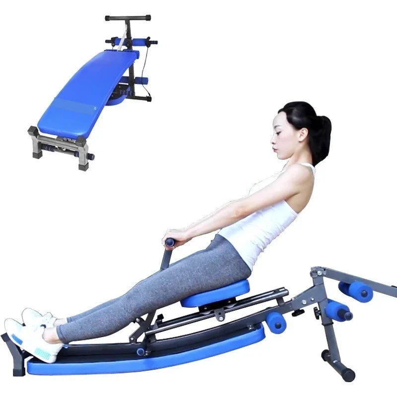 Sit-up rowing machine